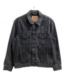 EURO LEVI'S（ユーロリーバイス）の古着「後染めデニムトラッカージャケット / 70503-0285 / 90s」｜ブラック