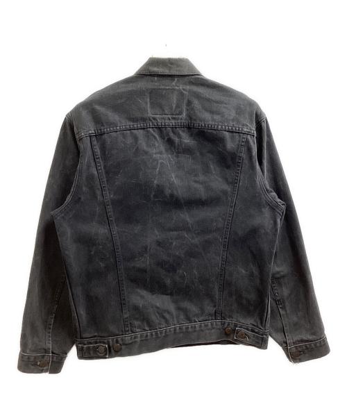 EURO LEVI'S（ユーロリーバイス）EURO LEVI'S (ユーロリーバイス) 後染めデニムトラッカージャケット / 70503-0285 / 90s ブラック サイズ:Mの古着・服飾アイテム