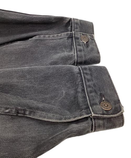 EURO LEVI'S（ユーロリーバイス）EURO LEVI'S (ユーロリーバイス) 後染めデニムトラッカージャケット / 70503-0285 / 90s ブラック サイズ:Mの古着・服飾アイテム