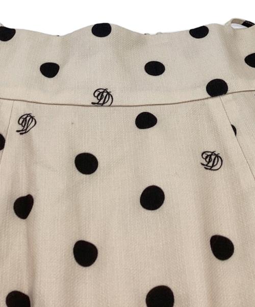 Diagram（ダイアグラム）Diagram (ダイアグラム) ドットスカート / 0322321342 ホワイト サイズ:36の古着・服飾アイテム