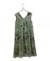 GRACE CLASS（グレースクラス）の古着「ボタニカルembワンピース / 0222131014」｜グリーン