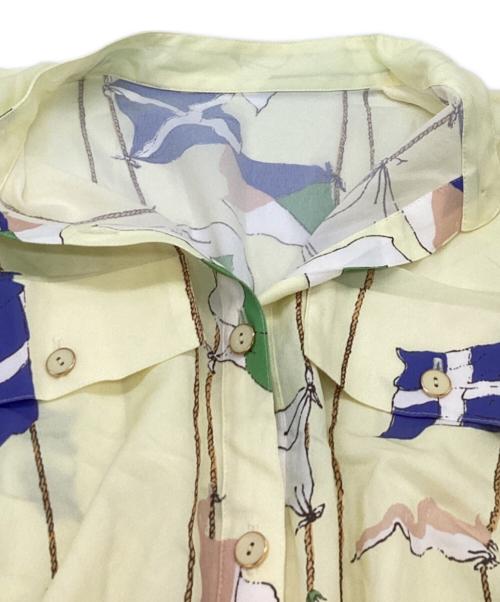 Diagram（ダイアグラム）Diagram (ダイアグラム) セーラープリントワンピース / 0324131162 ベージュ サイズ:36の古着・服飾アイテム