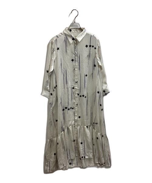 GRACE CLASS（グレースクラス）GRACE CLASS (グレースクラス) スターモチーフシャツドレス / 0222131021 ホワイト サイズ:36の古着・服飾アイテム