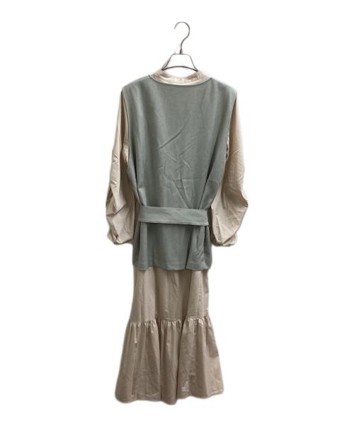 Diagram（ダイアグラム）Diagram (ダイアグラム) ベストレイヤードワンピース / 0322131178 ベージュ サイズ:36の古着・服飾アイテム