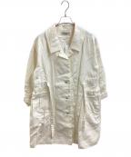 etre relieエトレリー）の古着「ドビードリルコート / 131103」｜ホワイト