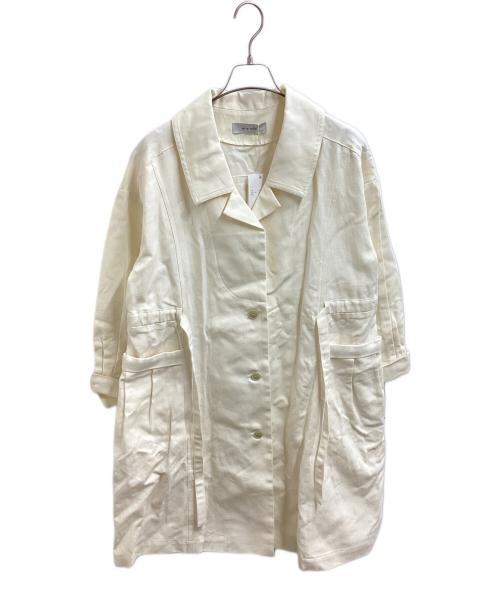etre relie（エトレリー）ETRE RELIE (エトレリー) ドビードリルコート / 131103 ホワイト サイズ:38の古着・服飾アイテム