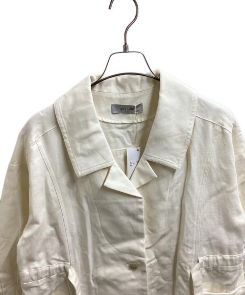 etre relie（エトレリー）ETRE RELIE (エトレリー) ドビードリルコート / 131103 ホワイト サイズ:38の古着・服飾アイテム