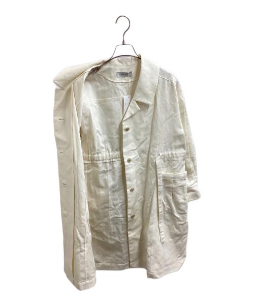etre relie（エトレリー）ETRE RELIE (エトレリー) ドビードリルコート / 131103 ホワイト サイズ:38の古着・服飾アイテム
