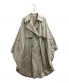 SALON adam et rope'サロンアダムエロペ）の古着「トレンチポンチョ　SHO-21030-A」｜ベージュ