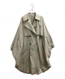SALON adam et rope'（サロンアダムエロペ）の古着「トレンチポンチョ　SHO-21030-A」｜ベージュ