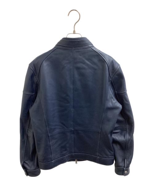 RATTLE TRAP（ラトルトラップ）RATTLE TRAP (ラトルトラップ) シープレザーシングルライダースジャケット / M0501LJM101 ネイビー サイズ:Lの古着・服飾アイテム