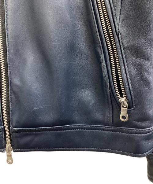 RATTLE TRAP（ラトルトラップ）RATTLE TRAP (ラトルトラップ) シープレザーシングルライダースジャケット / M0501LJM101 ネイビー サイズ:Lの古着・服飾アイテム