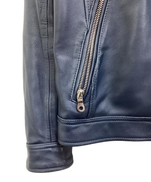 RATTLE TRAP（ラトルトラップ）RATTLE TRAP (ラトルトラップ) シープレザーシングルライダースジャケット / M0501LJM101 ネイビー サイズ:Lの古着・服飾アイテム