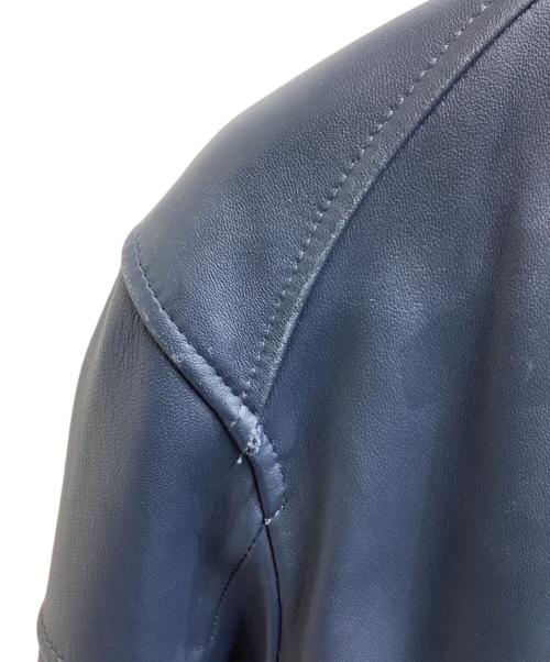 RATTLE TRAP（ラトルトラップ）RATTLE TRAP (ラトルトラップ) シープレザーシングルライダースジャケット / M0501LJM101 ネイビー サイズ:Lの古着・服飾アイテム