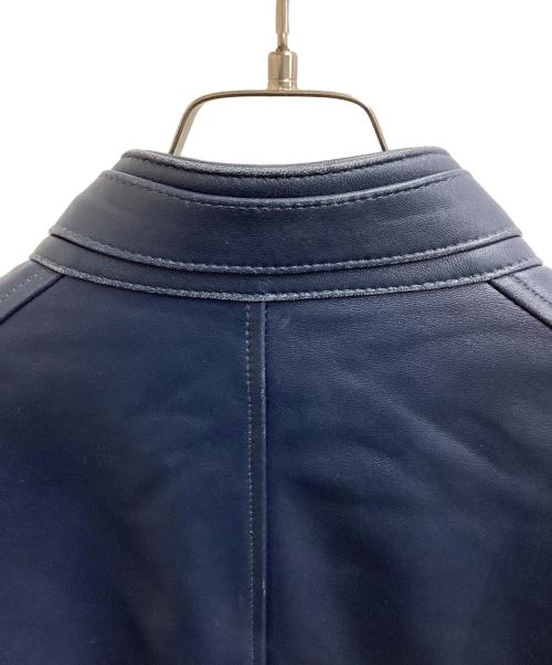 RATTLE TRAP（ラトルトラップ）RATTLE TRAP (ラトルトラップ) シープレザーシングルライダースジャケット / M0501LJM101 ネイビー サイズ:Lの古着・服飾アイテム