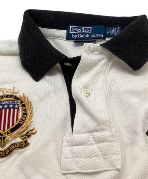 POLO RALPH LAUREN（ポロ・ラルフローレン）POLO RALPH LAUREN (ポロ・ラルフローレン) ビッグポニーポロシャツ ホワイト サイズ:Mの古着・服飾アイテム