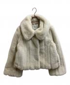 HER LIP TOハーリップトゥ）の古着「Winter Love Faux Fur Coat」｜アイボリー