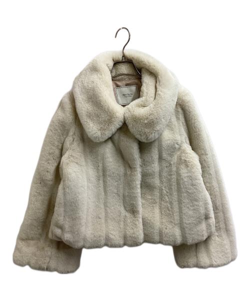 HER LIP TO（ハーリップトゥ）Her lip to (ハーリップトゥ) Winter Love Faux Fur Coat アイボリー サイズ:Mの古着・服飾アイテム