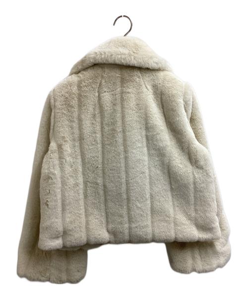 HER LIP TO（ハーリップトゥ）Her lip to (ハーリップトゥ) Winter Love Faux Fur Coat アイボリー サイズ:Mの古着・服飾アイテム