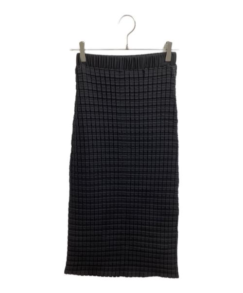 AKIKOAOKI（アキコアオキ）akikoaoki (アキコアオキ) 3D tube BLK / プリーツスカート / AA22SS-SK03-01 ブラック サイズ:FREE 未使用品の古着・服飾アイテム