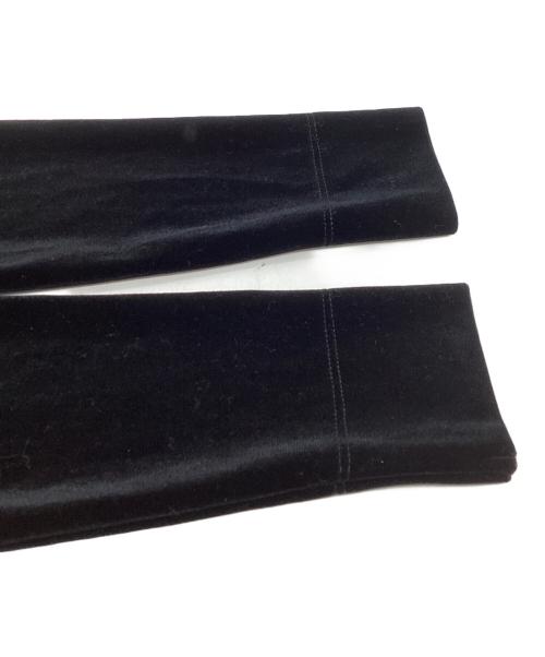 GANNI（ガニー）Ganni (ガニー) ベルベットジャージボディースーツ ブラック サイズ:34の古着・服飾アイテム