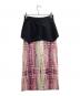 AKIKOAOKI (アキコアオキ) skirt under the skirt-02 ブラック×ピンク サイズ:-：12000円