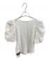 CELFORD (セルフォード) RASCHEL LACE CUT TOPS / 半袖レースブラウス / CWCT254107 ホワイト サイズ:FREE：6000円