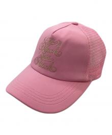 THE BLACK EYE PATCH（ブラックアイパッチ）の古着「メッシュキャップ」｜ピンク