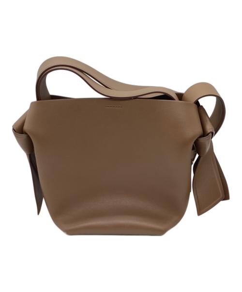 Acne studios（アクネ ストゥディオズ）ACNE STUDIOS (アクネ ストゥディオズ) MUSUBI MINI SHOULDER / ショルダーバッグ ブラウンの古着・服飾アイテム