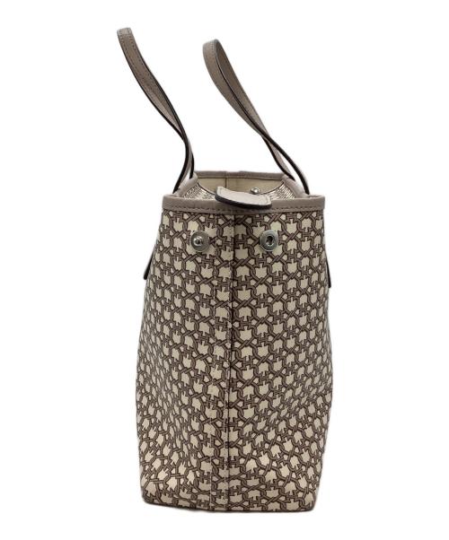 Kate Spade（ケイトスペード）Kate Spade (ケイトスペード) モノグラムトートバッグ / WKR00067 ベージュの古着・服飾アイテム