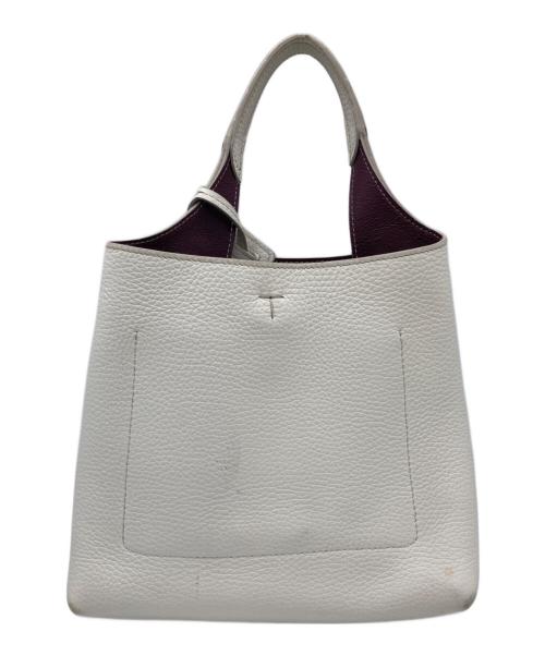 TOD'S（トッズ）TOD'S (トッズ) 2WAYバッグ / FLORIDA DOUBLE MINI / フロリダダブルミニ / XBWAPAA9100 アイボリーの古着・服飾アイテム