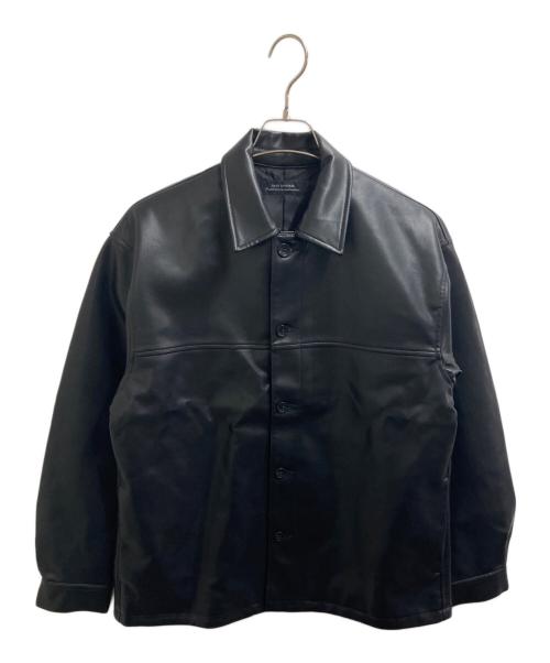 nano・universe（ナノ・ユニバース）nano・universe (ナノ・ユニバース) フェイクレザージャケット　/　672-5112202 ブラック サイズ:Ｍの古着・服飾アイテム