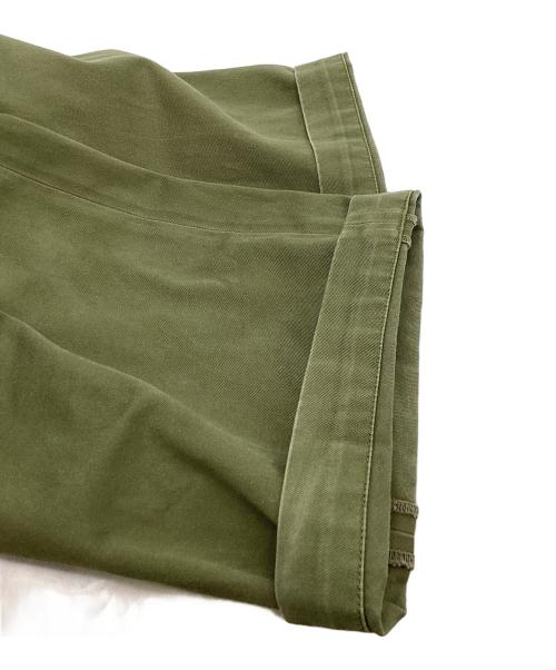 MARKAWARE（マーカウェア）MARKAWARE (マーカウェア) PLEATED WIDE TROUSERS ORGANIC COTTON TWILL / プリーツ入りワイドパンツ　オーガニックコットンツイル / 	A22D-03PT020 グリーン サイズ:2の古着・服飾アイテム
