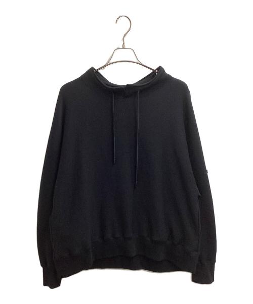 N.HOOLYWOOD（エヌ ハリウッド）N.HOOLYWOOD (エヌ ハリウッド) LONG SLEEVE SWEAT SHIRT / 2231-CS03-062 ブラック サイズ:36の古着・服飾アイテム