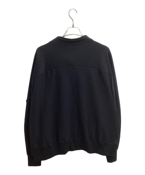 N.HOOLYWOOD（エヌ ハリウッド）N.HOOLYWOOD (エヌ ハリウッド) LONG SLEEVE SWEAT SHIRT / 2231-CS03-062 ブラック サイズ:36の古着・服飾アイテム