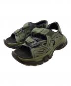 BALENCIAGAバレンシアガ）の古着「Track Sandal / トラックサンダル / 617542」｜グリーン