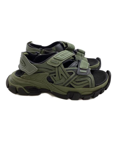 BALENCIAGA（バレンシアガ）BALENCIAGA　 (バレンシアガ) Track Sandal / トラックサンダル / 617542 グリーン サイズ:40の古着・服飾アイテム