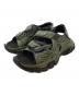 BALENCIAGA　（バレンシアガ）の古着「Track Sandal / トラックサンダル / 617542」｜グリーン