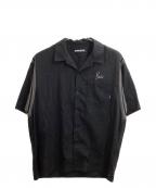 NEIGHBORHOODネイバーフッド）の古着「BOWLING/LC-SHIRT.SS / ボーリングシャツ / 221AQNH-SHM01」｜ブラック