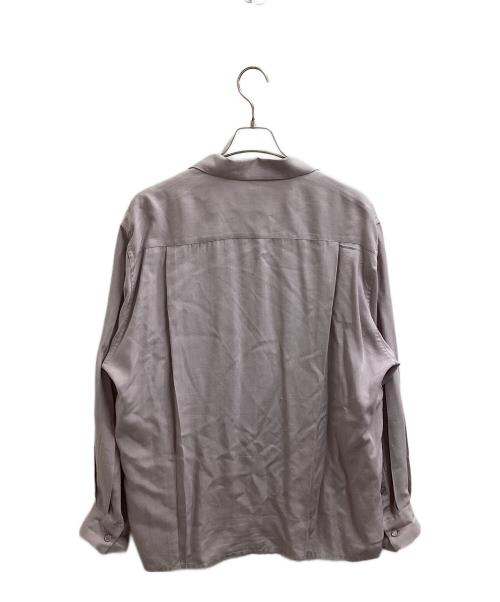 WACKO MARIA（ワコマリア）WACKO MARIA (ワコマリア) SWITCHING OPEN COLLAR SHIRT パープル サイズ:Lの古着・服飾アイテム