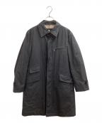 BURBERRY BLACK LABELバーバリーブラックレーベル）の古着「ステンカラーコート」｜ブラック