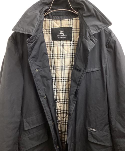 BURBERRY BLACK LABEL（バーバリーブラックレーベル）BURBERRY BLACK LABEL (バーバリーブラックレーベル) ステンカラーコート ブラック サイズ:Mの古着・服飾アイテム
