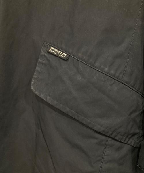 BURBERRY BLACK LABEL（バーバリーブラックレーベル）BURBERRY BLACK LABEL (バーバリーブラックレーベル) ステンカラーコート ブラック サイズ:Mの古着・服飾アイテム
