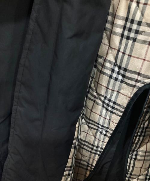 BURBERRY BLACK LABEL（バーバリーブラックレーベル）BURBERRY BLACK LABEL (バーバリーブラックレーベル) ステンカラーコート ブラック サイズ:Mの古着・服飾アイテム