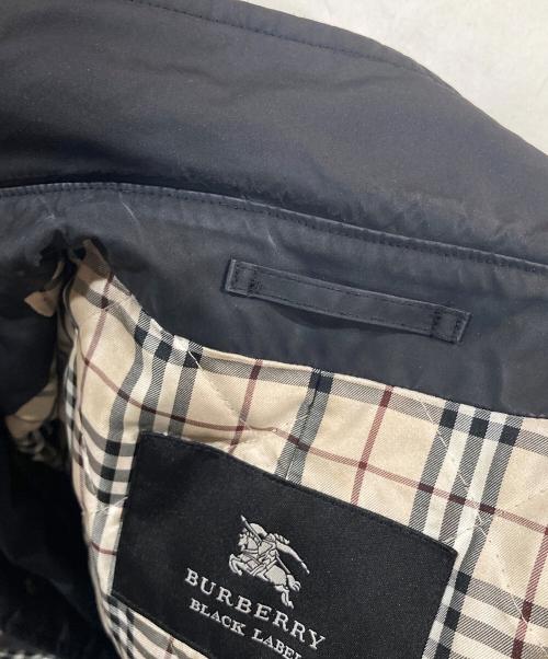 BURBERRY BLACK LABEL（バーバリーブラックレーベル）BURBERRY BLACK LABEL (バーバリーブラックレーベル) ステンカラーコート ブラック サイズ:Mの古着・服飾アイテム