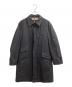 BURBERRY BLACK LABEL（バーバリーブラックレーベル）の古着「ステンカラーコート」｜ブラック