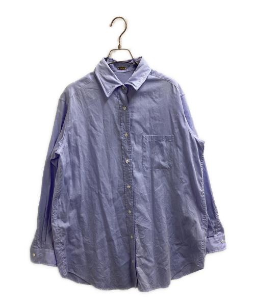 MUSE de Deuxieme Classe（ミューズ ドゥーズィエム クラス）MUSE de Deuxieme Classe (ミューズ ドゥーズィエム クラス) ワイヤー入りロングレギュラーシャツ / 22050500406010 スカイブルー サイズ:FREEの古着・服飾アイテム