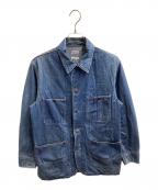 BLUE BLUEブルーブルー）の古着「デニムカバーオール」｜インディゴ