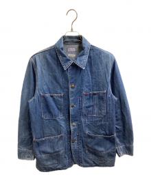 BLUE BLUE（ブルーブルー）の古着「デニムカバーオール」｜インディゴ