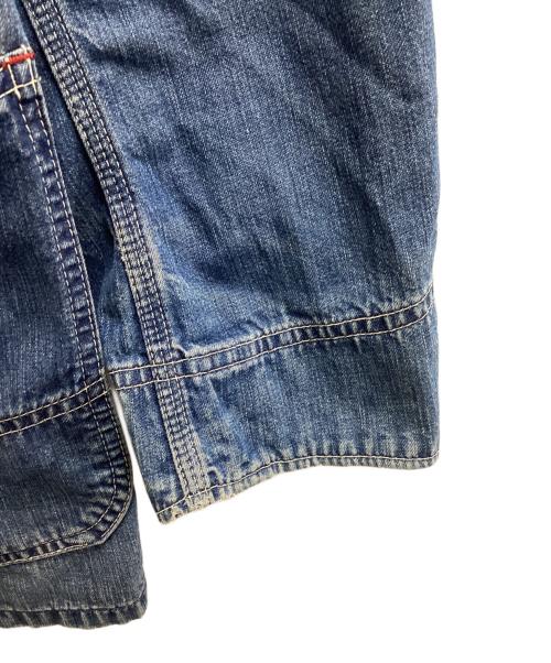 BLUE BLUE（ブルーブルー）BLUE BLUE (ブルーブルー) デニムカバーオール インディゴ サイズ:2の古着・服飾アイテム